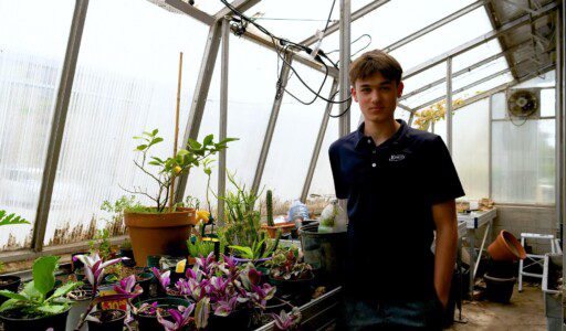 Eden High School greenhouse