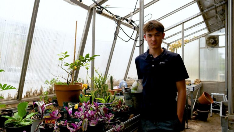 Eden High School greenhouse